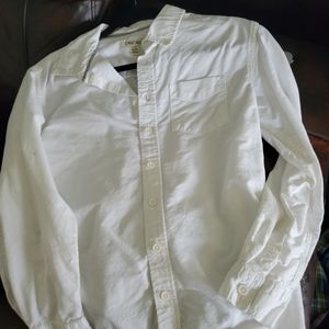 Casual boys white button-down, Cherokee brand, size large/12-14
